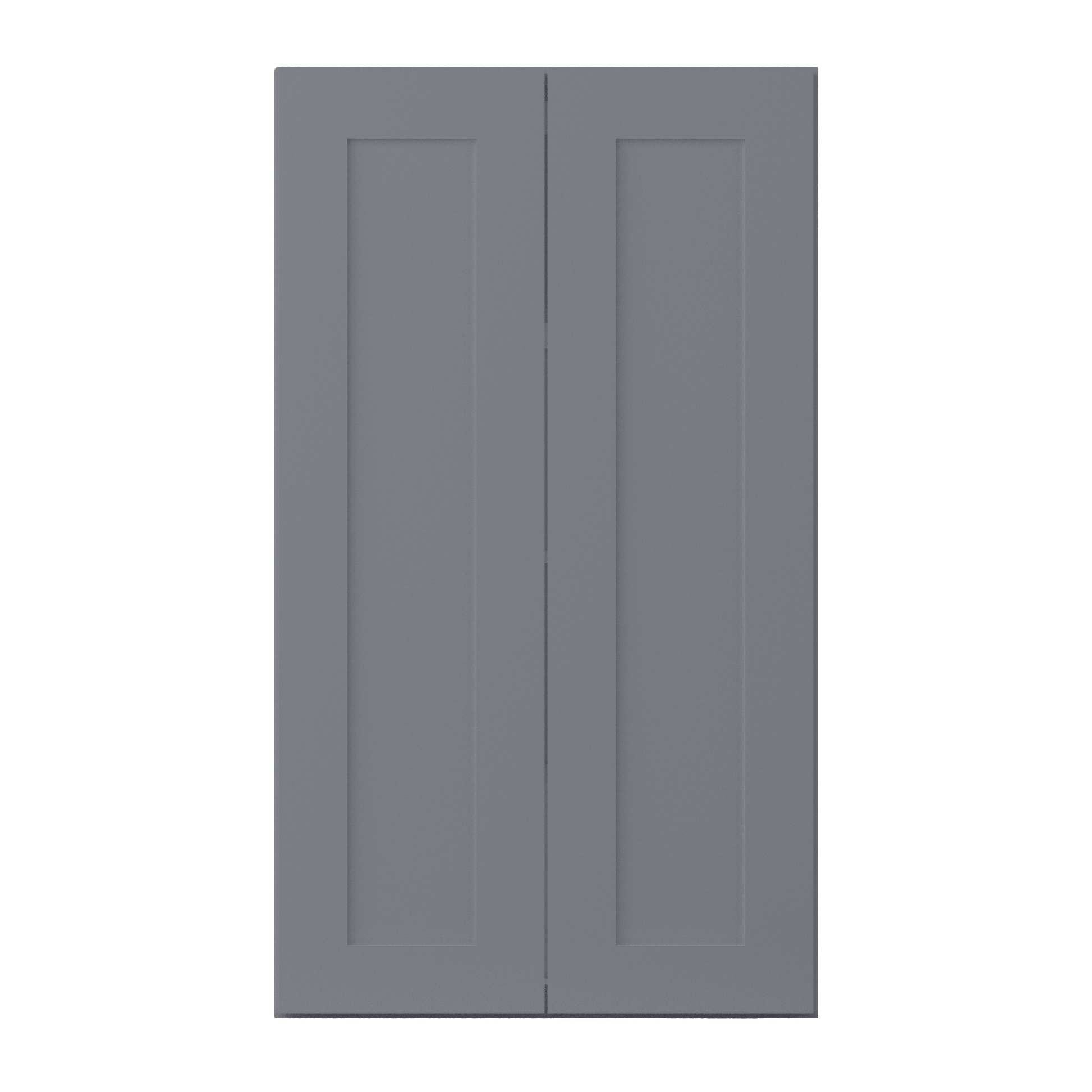Wall Kitchen Cabinet W2442 Colonial Gray LessCare 24 in. width 42 in. height 12 in. depth - Kitchen Cabinets