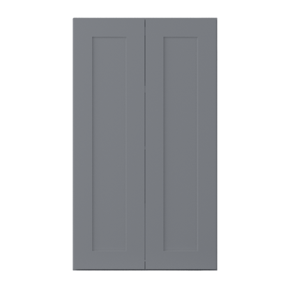 Wall Kitchen Cabinet W2442 Colonial Gray LessCare 24 in. width 42 in. height 12 in. depth - Kitchen Cabinets