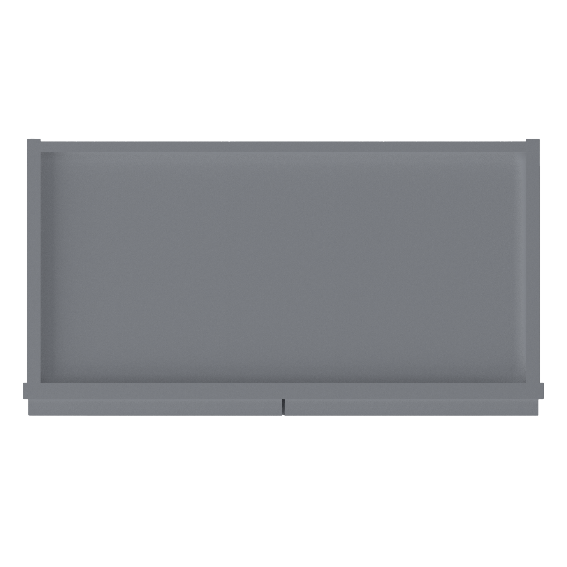 Wall Kitchen Cabinet W2442 Colonial Gray LessCare 24 in. width 42 in. height 12 in. depth - Kitchen Cabinets