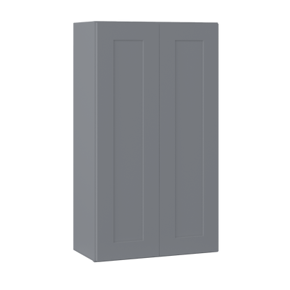 Wall Kitchen Cabinet W2442 Colonial Gray LessCare 24 in. width 42 in. height 12 in. depth - Kitchen Cabinets