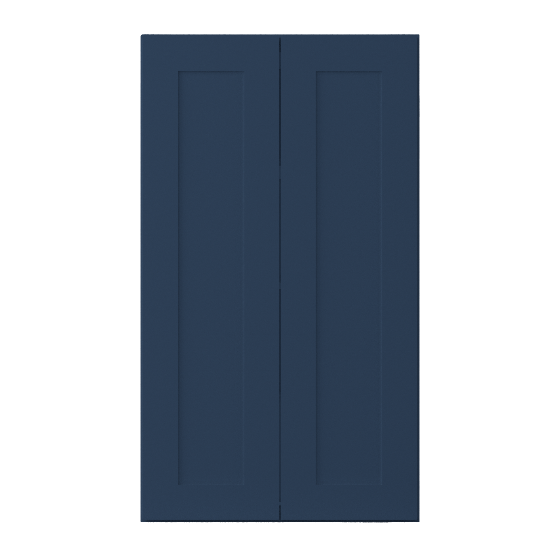 Wall Kitchen Cabinet W2442 Danbury Blue LessCare 24 in. width 42 in. height 12 in. depth - Kitchen Cabinets
