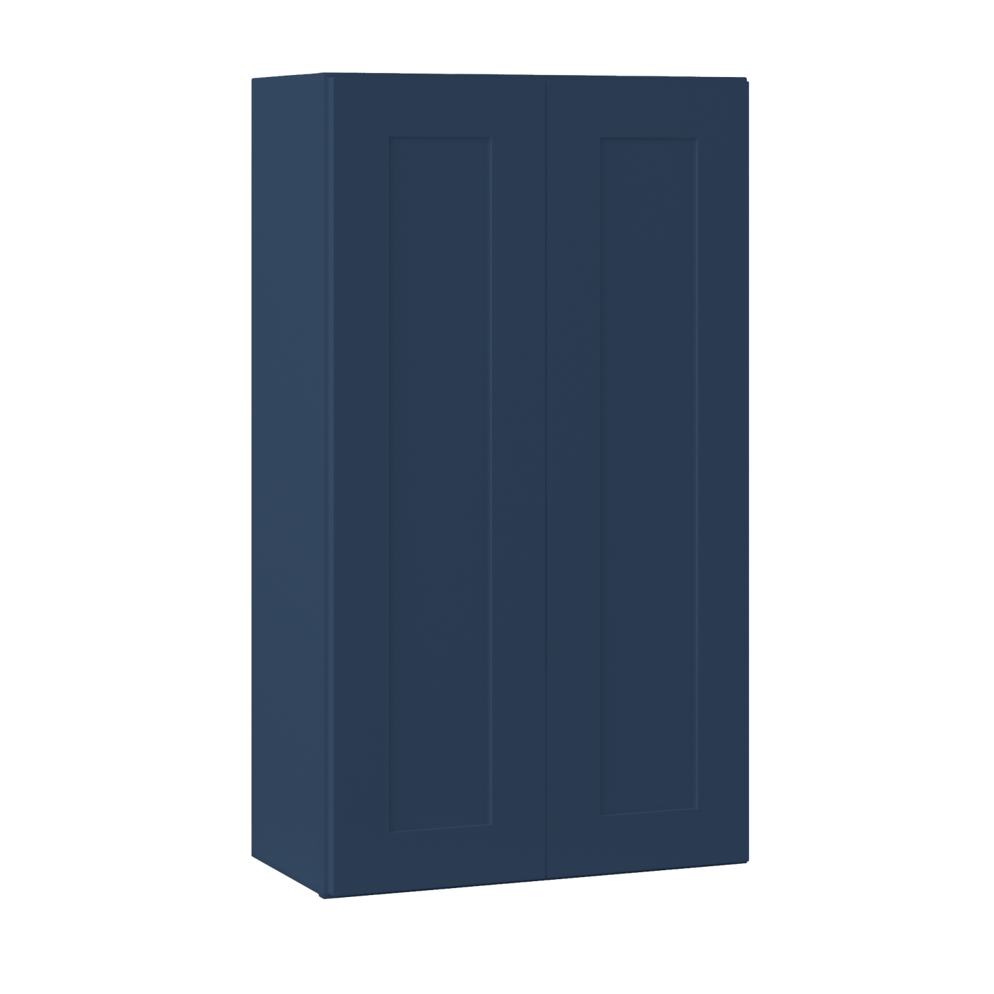 Wall Kitchen Cabinet W2442 Danbury Blue LessCare 24 in. width 42 in. height 12 in. depth - Kitchen Cabinets