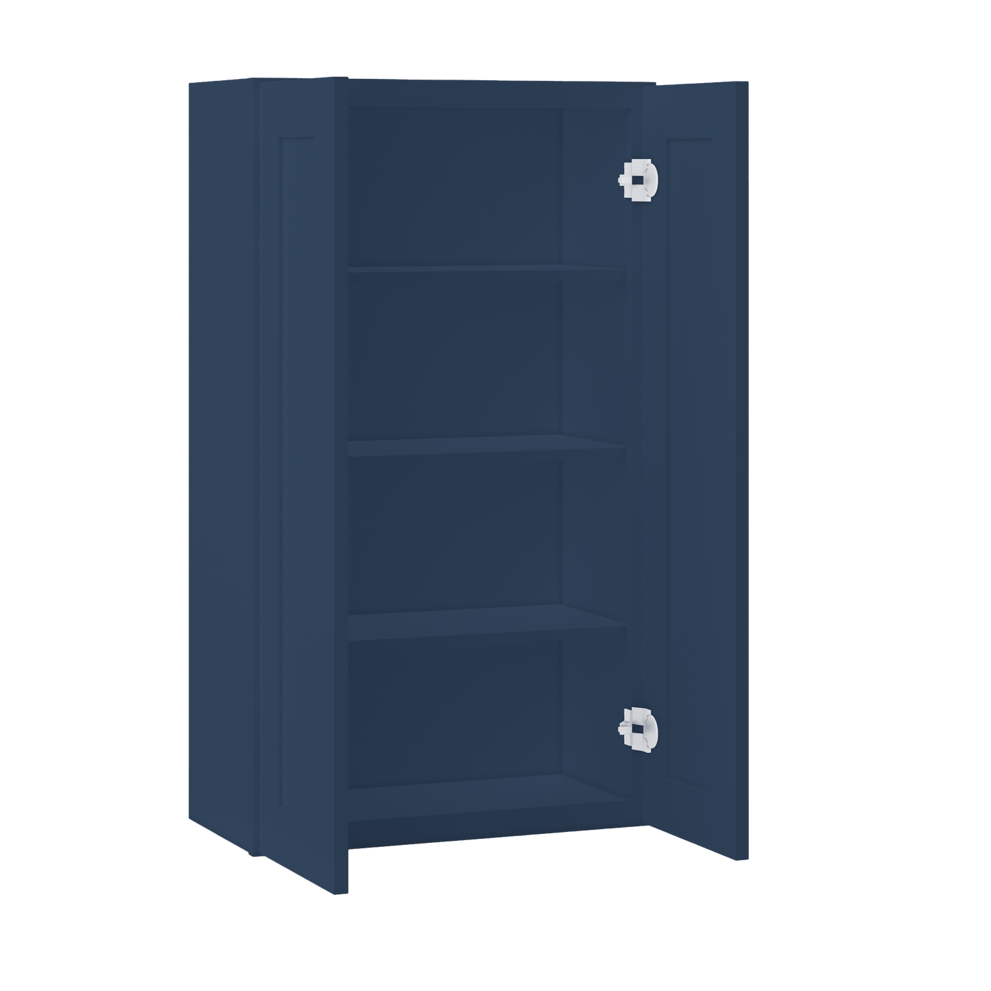 Wall Kitchen Cabinet W2442 Danbury Blue LessCare 24 in. width 42 in. height 12 in. depth - Kitchen Cabinets