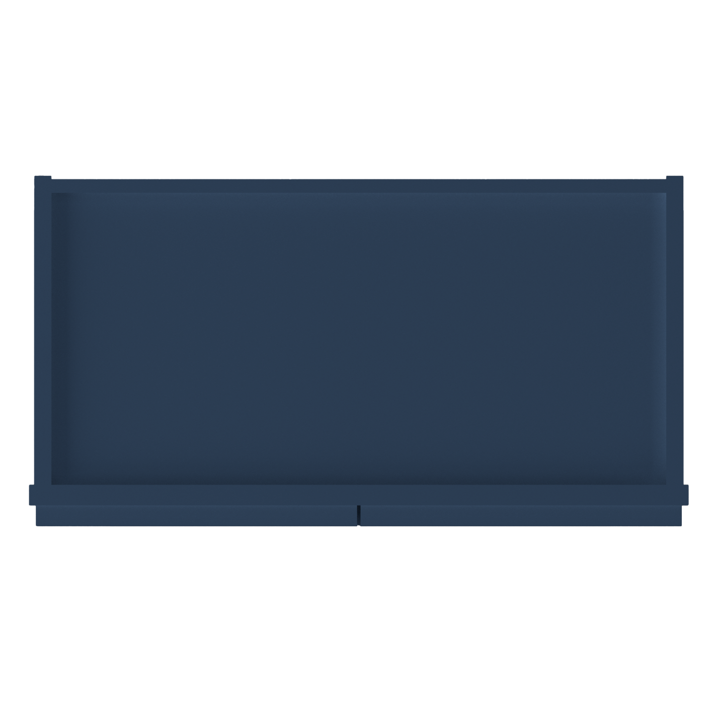 Wall Kitchen Cabinet W2442 Danbury Blue LessCare 24 in. width 42 in. height 12 in. depth - Kitchen Cabinets