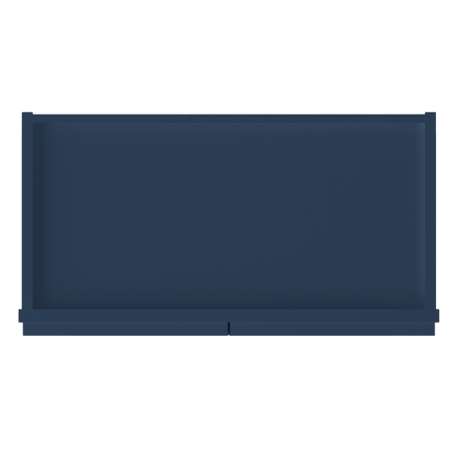 Wall Kitchen Cabinet W2442 Danbury Blue LessCare 24 in. width 42 in. height 12 in. depth - Kitchen Cabinets