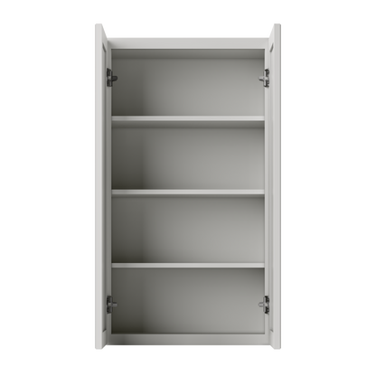 Wall Kitchen Cabinet W2442 Milan Pearl 24 in. width 42 in. height 12 in. depth - Kitchen Cabinets