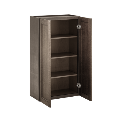 Wall Kitchen Cabinet W2442 Milan Slate 24 in. width 42 in. height 12 in. depth - Kitchen Cabinets