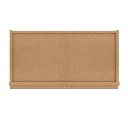 Wall Kitchen Cabinet W2442 Shaker Toffee LessCare 24 in. width 42 in. height 12 in. depth - Kitchen Cabinets