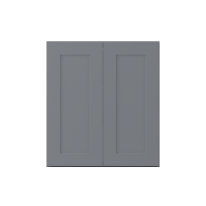 Wall Kitchen Cabinet W2730 Colonial Gray LessCare 27 in. width 30 in. height 12 in. depth - Kitchen Cabinets