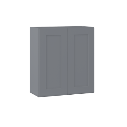 Wall Kitchen Cabinet W2730 Colonial Gray LessCare 27 in. width 30 in. height 12 in. depth - Kitchen Cabinets