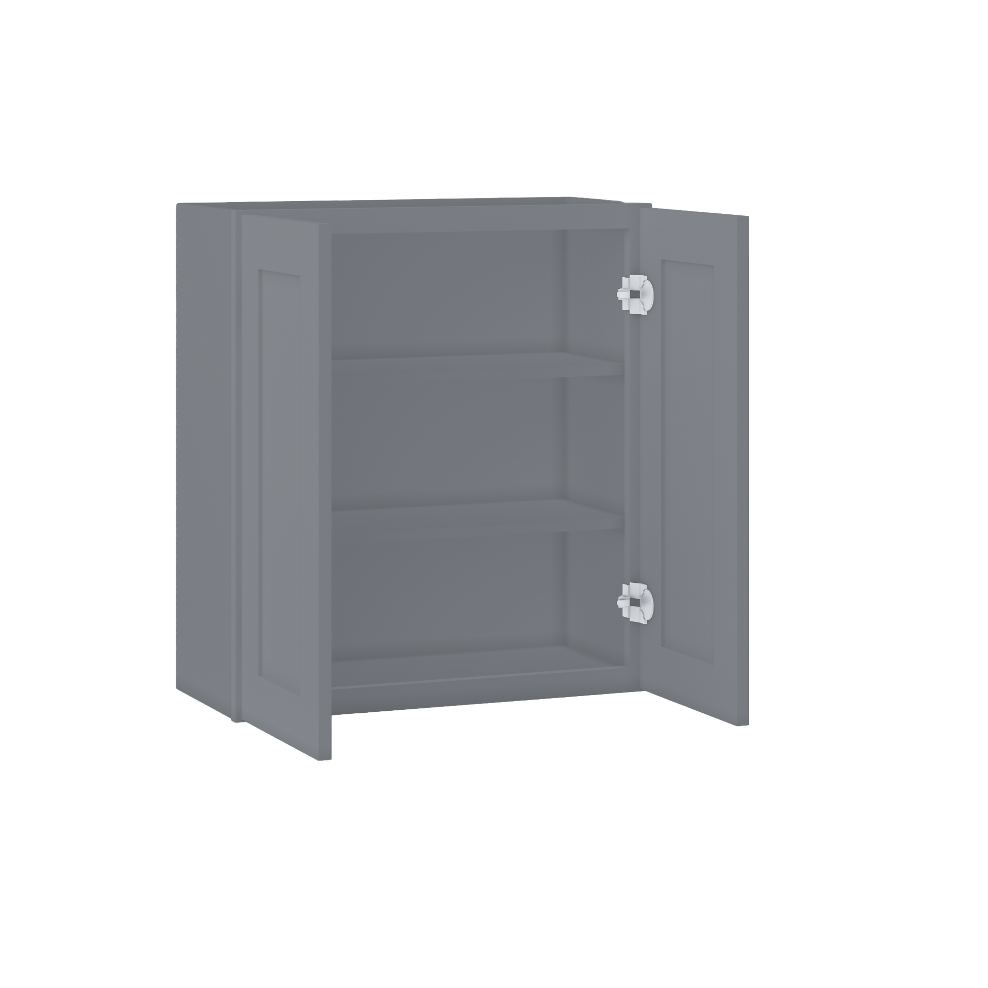 Wall Kitchen Cabinet W2730 Colonial Gray LessCare 27 in. width 30 in. height 12 in. depth - Kitchen Cabinets