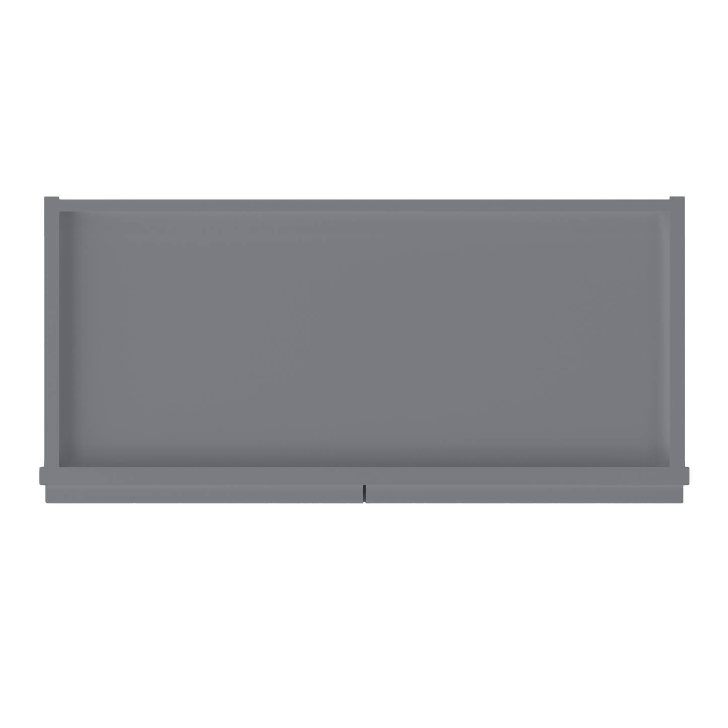 Wall Kitchen Cabinet W2730 Colonial Gray LessCare 27 in. width 30 in. height 12 in. depth - Kitchen Cabinets