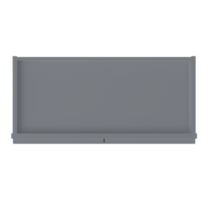 Wall Kitchen Cabinet W2730 Colonial Gray LessCare 27 in. width 30 in. height 12 in. depth - Kitchen Cabinets