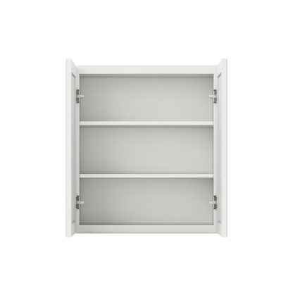 Wall Kitchen Cabinet W2730 Milan Pearl 27 in. width 30 in. height 12 in. depth - Kitchen Cabinets