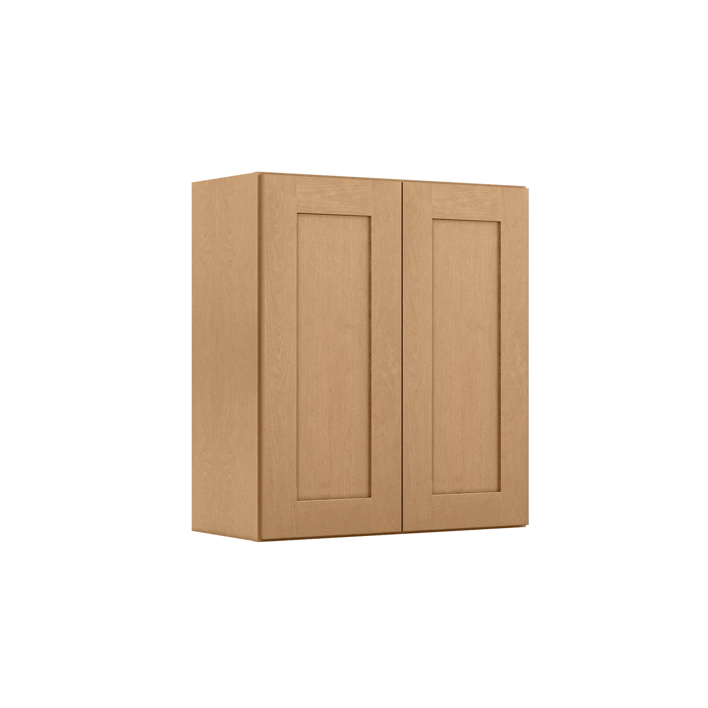 Wall Kitchen Cabinet W2730 Shaker Toffee LessCare 27 in. width 30 in. height 12 in. depth - Kitchen Cabinets