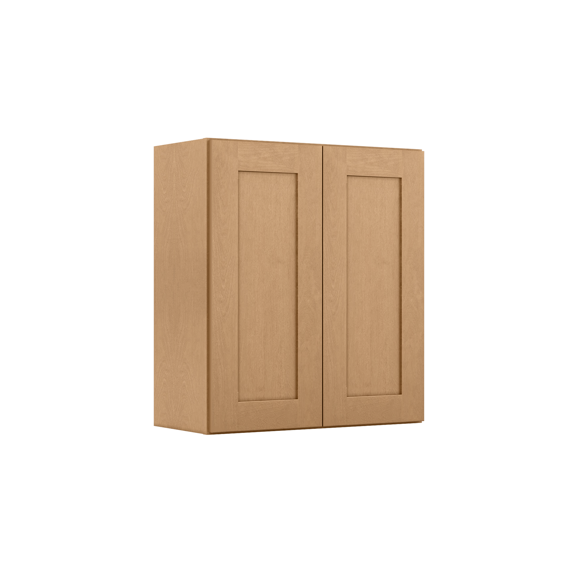 Wall Kitchen Cabinet W2730 Shaker Toffee LessCare 27 in. width 30 in. height 12 in. depth - Kitchen Cabinets