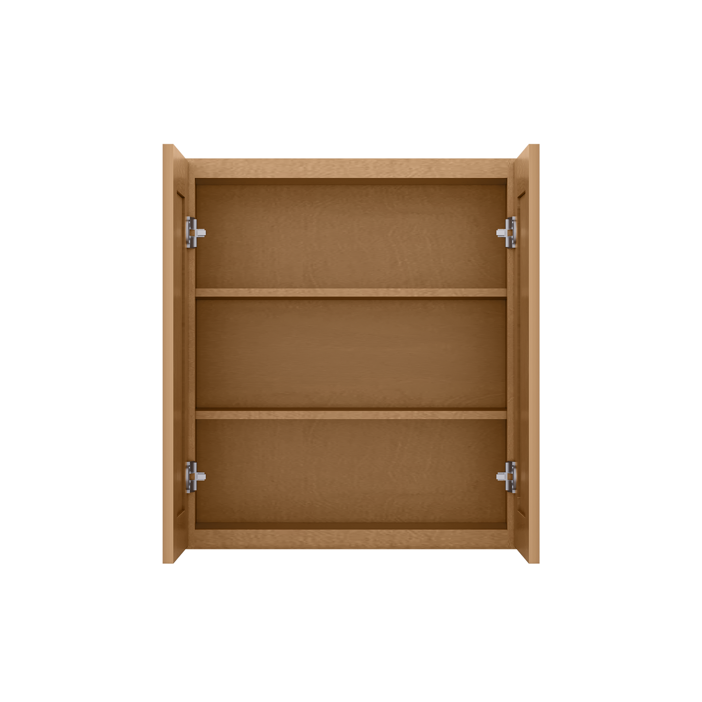 Wall Kitchen Cabinet W2730 Shaker Toffee LessCare 27 in. width 30 in. height 12 in. depth - Kitchen Cabinets