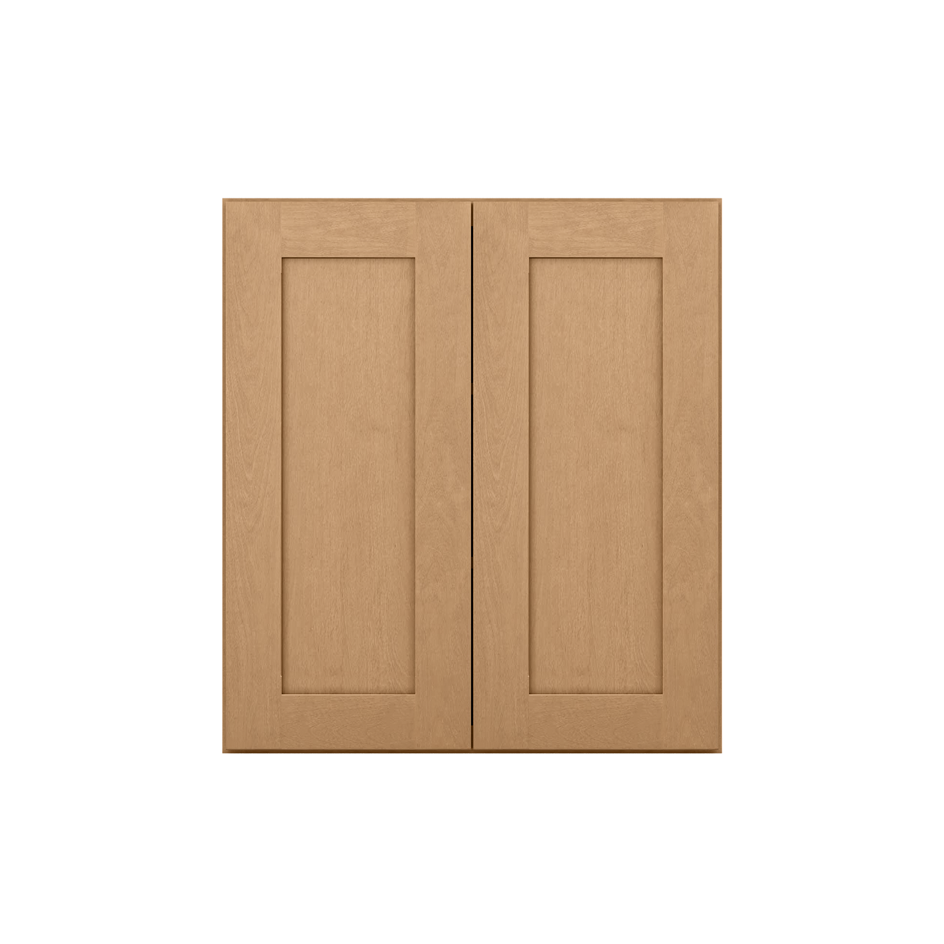 Wall Kitchen Cabinet W2730 Shaker Toffee LessCare 27 in. width 30 in. height 12 in. depth - Kitchen Cabinets