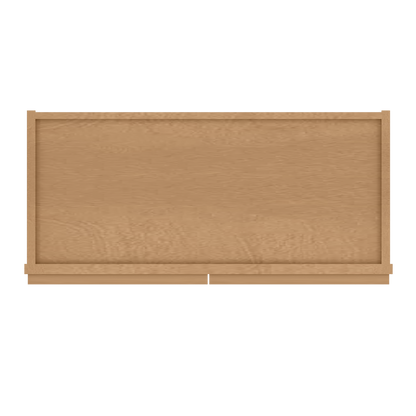 Wall Kitchen Cabinet W2730 Shaker Toffee LessCare 27 in. width 30 in. height 12 in. depth - Kitchen Cabinets