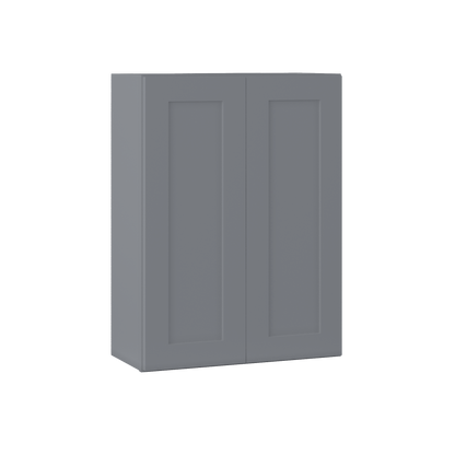 Wall Kitchen Cabinet W2736 Colonial Gray LessCare 27 in. width 36 in. height 12 in. depth - Kitchen Cabinets