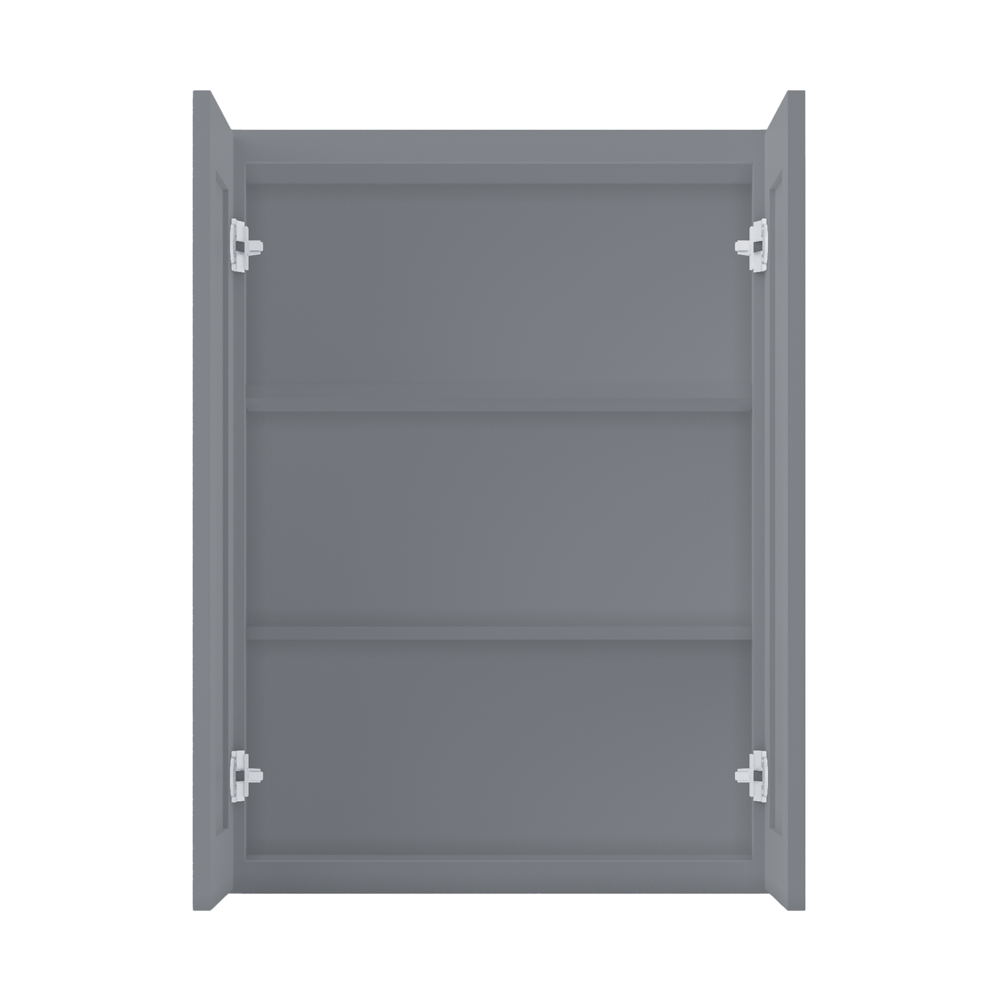Wall Kitchen Cabinet W2736 Colonial Gray LessCare 27 in. width 36 in. height 12 in. depth - Kitchen Cabinets