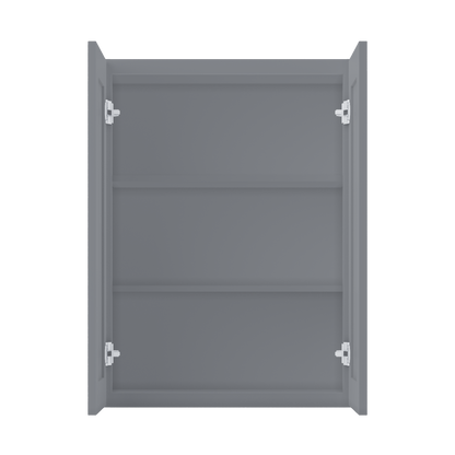 Wall Kitchen Cabinet W2736 Colonial Gray LessCare 27 in. width 36 in. height 12 in. depth - Kitchen Cabinets