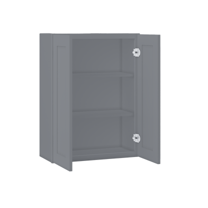 Wall Kitchen Cabinet W2736 Colonial Gray LessCare 27 in. width 36 in. height 12 in. depth - Kitchen Cabinets