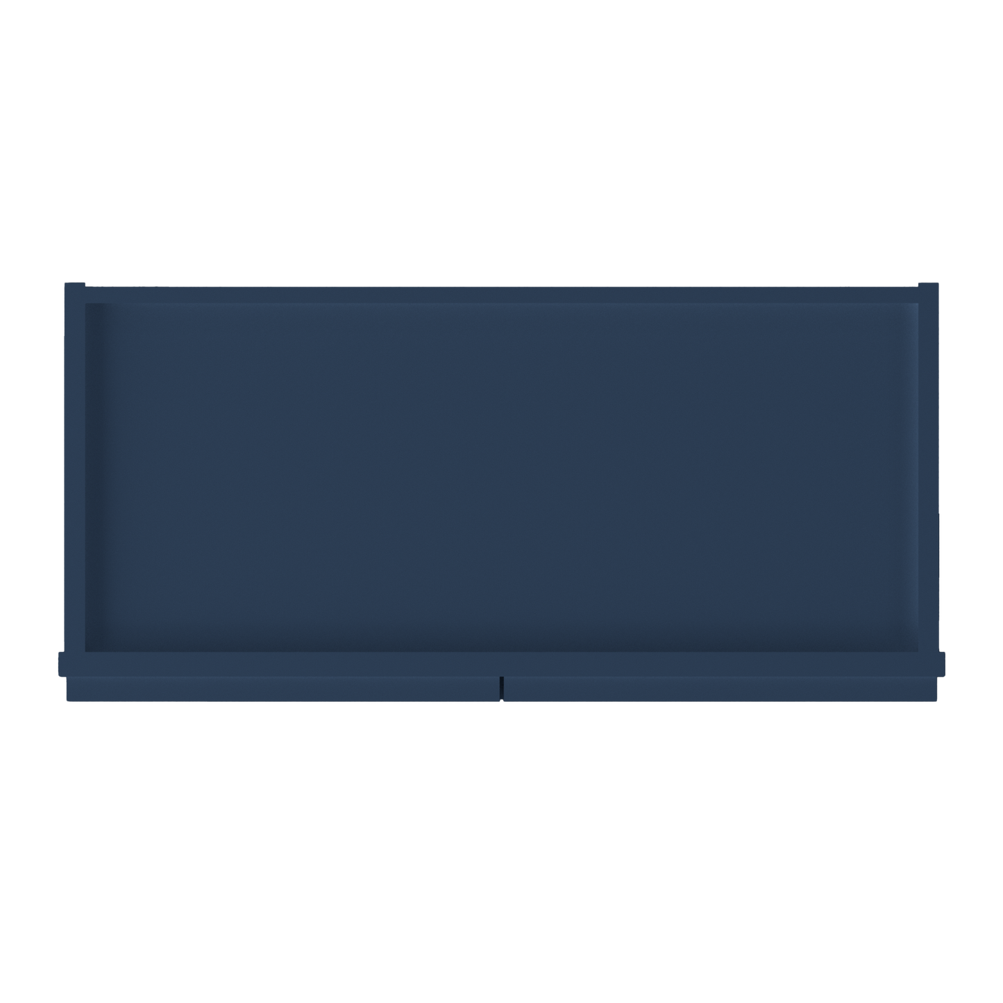 Wall Kitchen Cabinet W2736 Danbury Blue LessCare 27 in. width 36 in. height 12 in. depth - Kitchen Cabinets