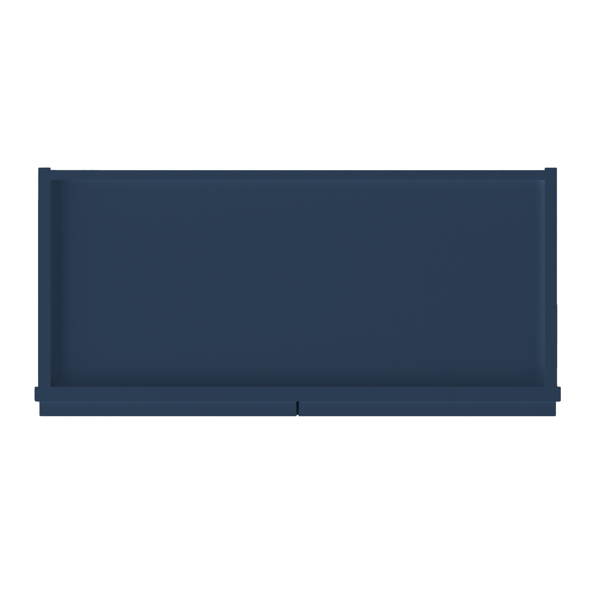 Wall Kitchen Cabinet W2736 Danbury Blue LessCare 27 in. width 36 in. height 12 in. depth - Kitchen Cabinets