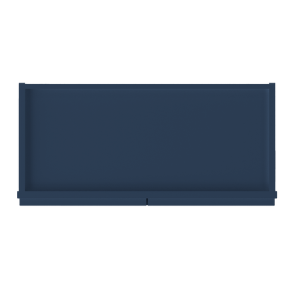 Wall Kitchen Cabinet W2736 Danbury Blue LessCare 27 in. width 36 in. height 12 in. depth - Kitchen Cabinets