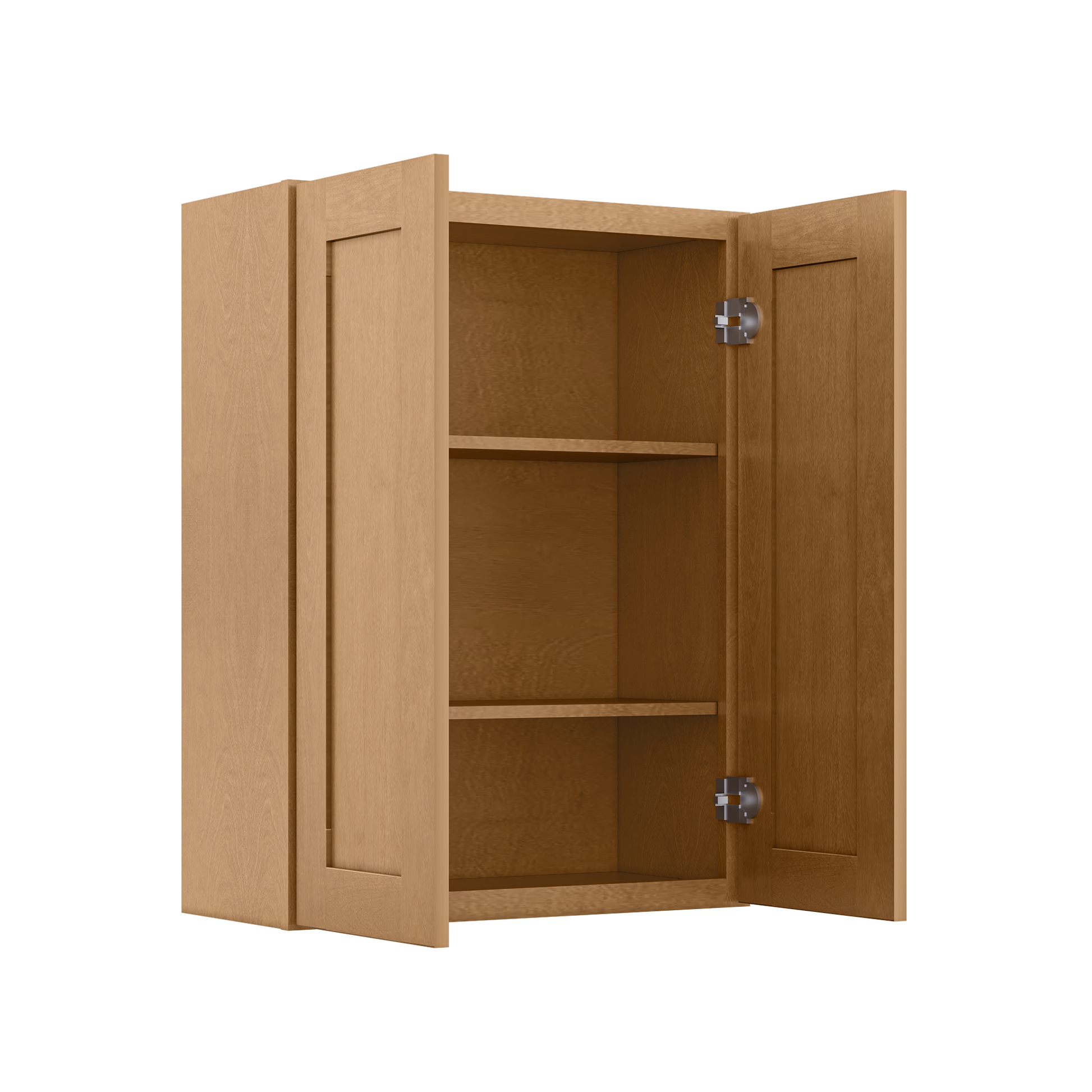 Wall Kitchen Cabinet W2736 Shaker Toffee LessCare 27 in. width 36 in. height 12 in. depth - Kitchen Cabinets