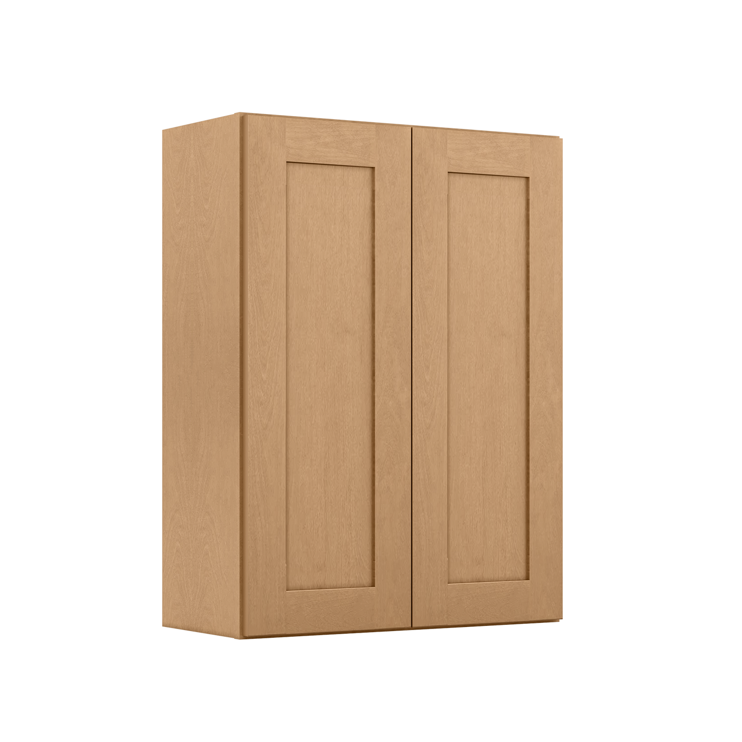 Wall Kitchen Cabinet W2736 Shaker Toffee LessCare 27 in. width 36 in. height 12 in. depth - Kitchen Cabinets