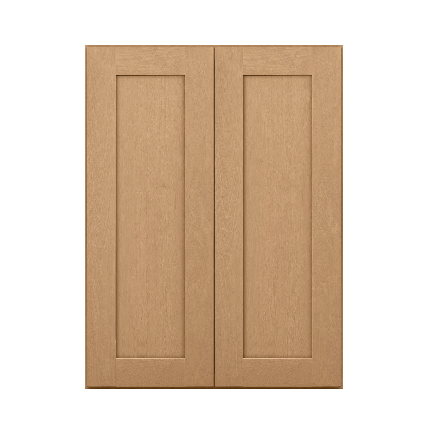 Wall Kitchen Cabinet W2736 Shaker Toffee LessCare 27 in. width 36 in. height 12 in. depth - Kitchen Cabinets