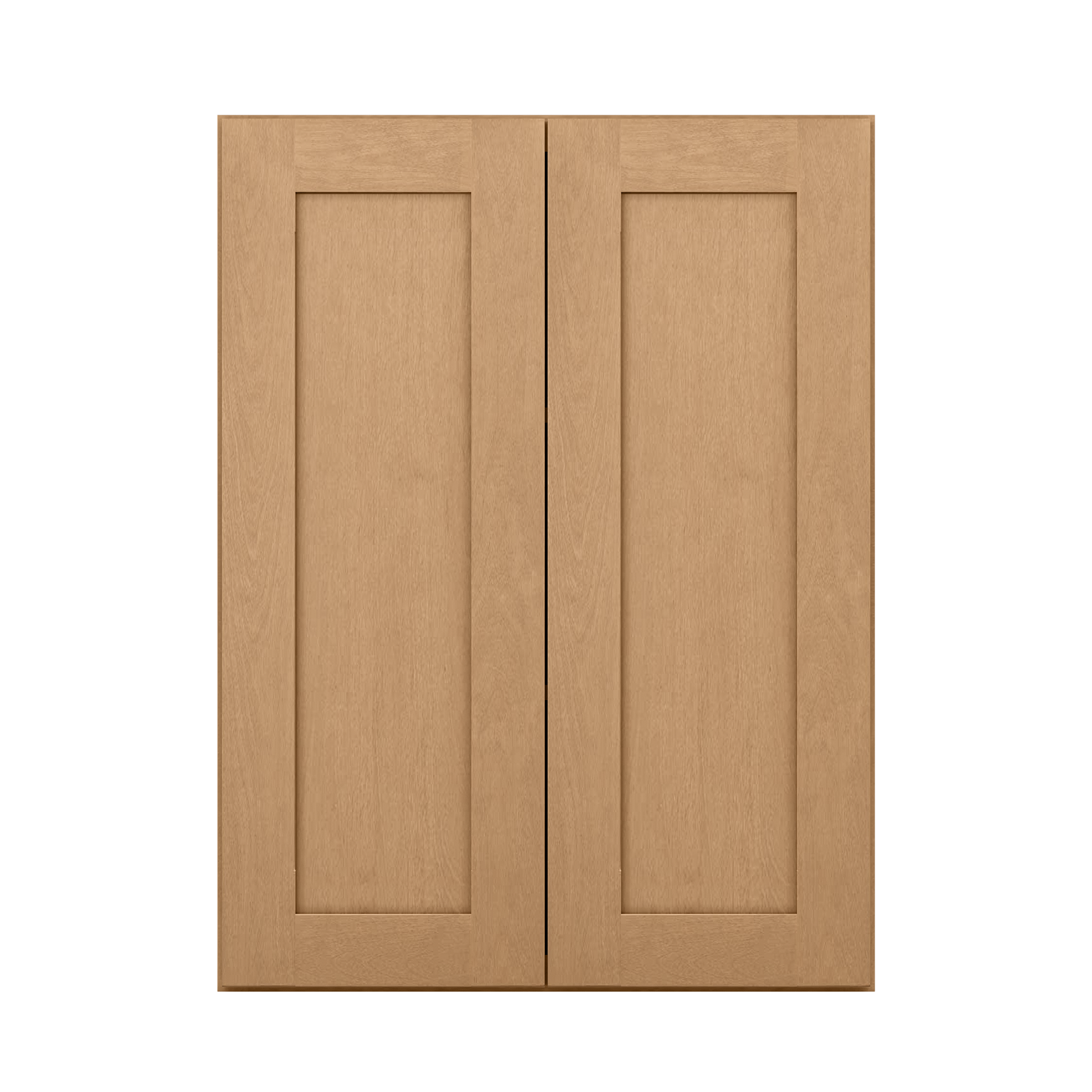 Wall Kitchen Cabinet W2736 Shaker Toffee LessCare 27 in. width 36 in. height 12 in. depth - Kitchen Cabinets