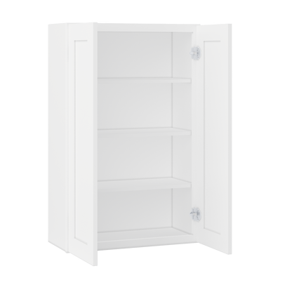 Wall Kitchen Cabinet W2742 Alpina White LessCare 27 in. width 42 in. height 12 in. depth - Kitchen Cabinets
