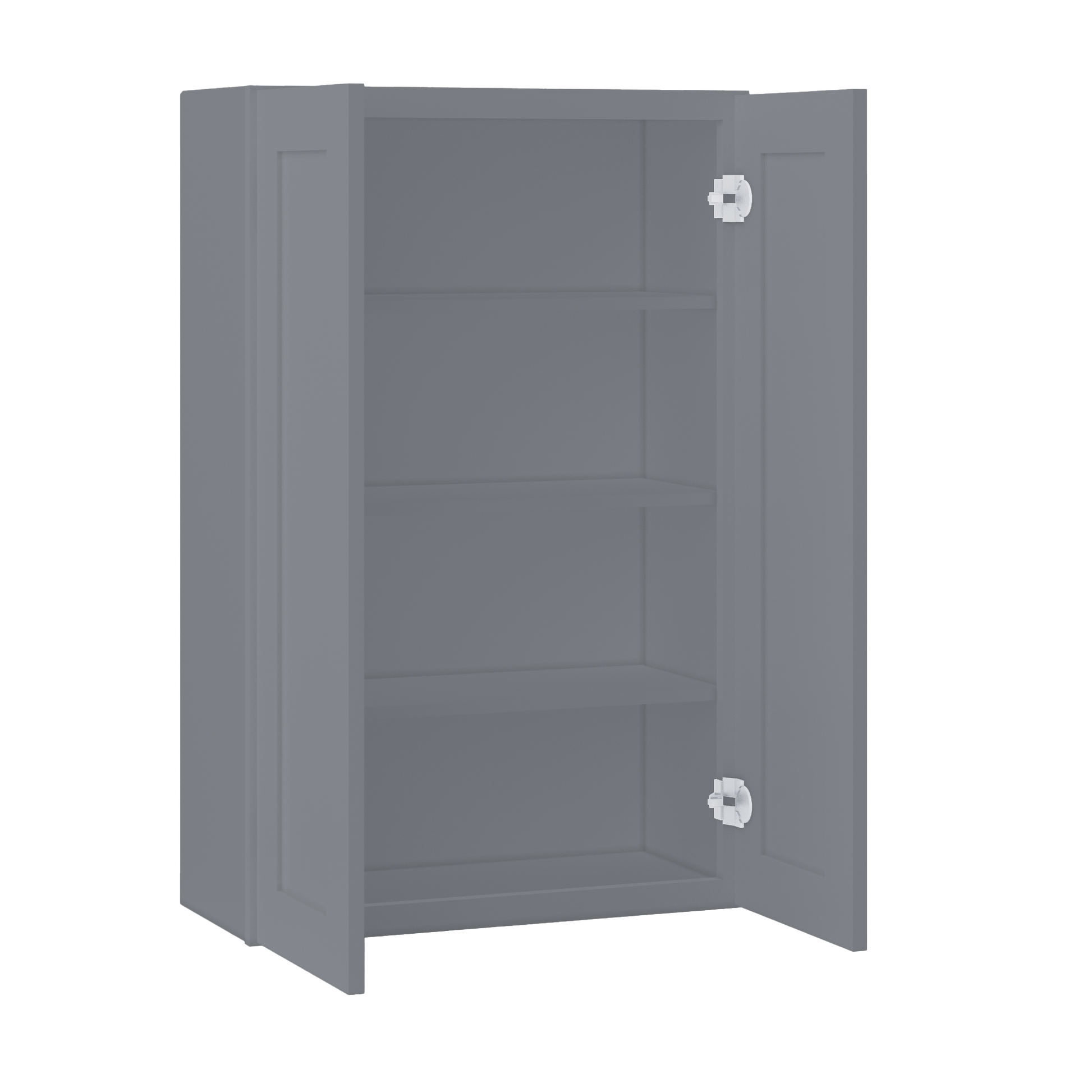 Wall Kitchen Cabinet W2742 Colonial Gray LessCare 27 in. width 42 in. height 12 in. depth - Kitchen Cabinets