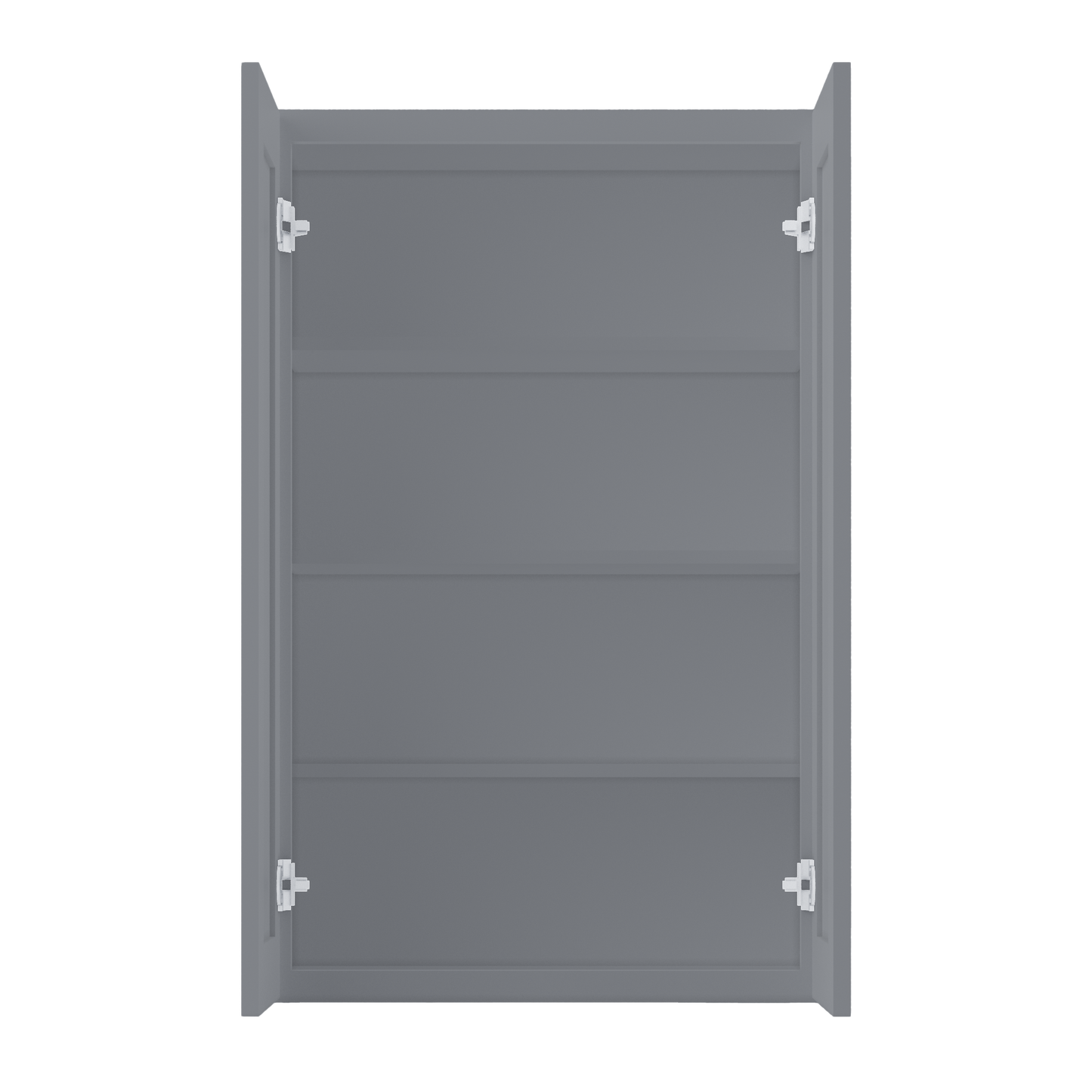 Wall Kitchen Cabinet W2742 Colonial Gray LessCare 27 in. width 42 in. height 12 in. depth - Kitchen Cabinets