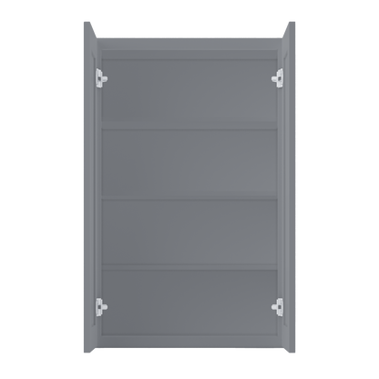 Wall Kitchen Cabinet W2742 Colonial Gray LessCare 27 in. width 42 in. height 12 in. depth - Kitchen Cabinets
