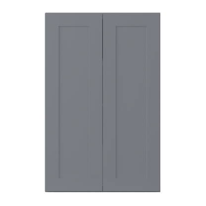 Wall Kitchen Cabinet W2742 Colonial Gray LessCare 27 in. width 42 in. height 12 in. depth - Kitchen Cabinets