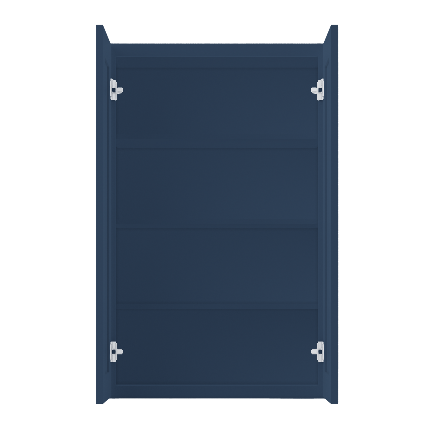 Wall Kitchen Cabinet W2742 Danbury Blue LessCare 27 in. width 42 in. height 12 in. depth - Kitchen Cabinets