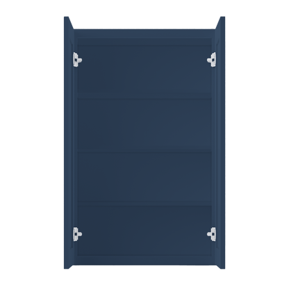 Wall Kitchen Cabinet W2742 Danbury Blue LessCare 27 in. width 42 in. height 12 in. depth - Kitchen Cabinets