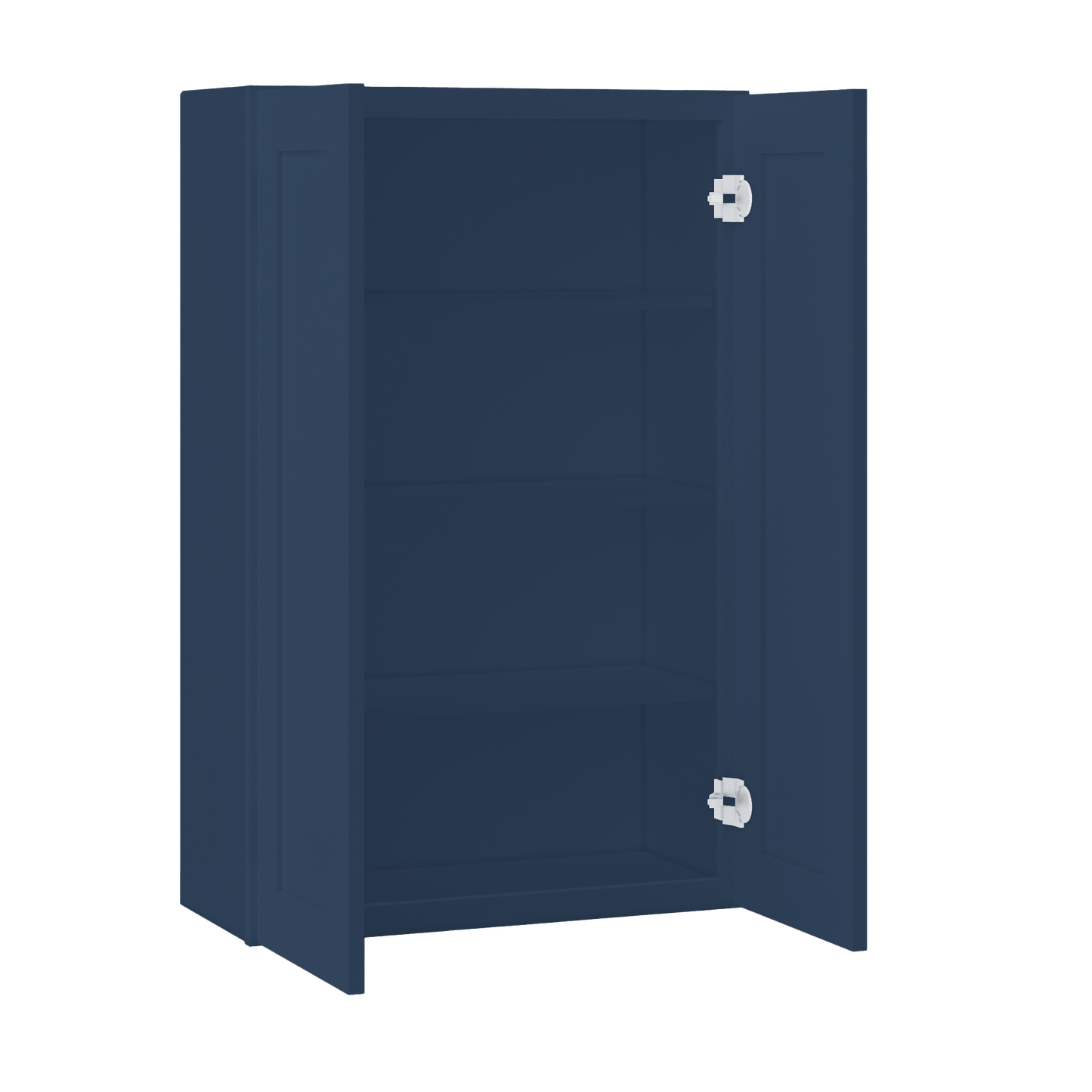 Wall Kitchen Cabinet W2742 Danbury Blue LessCare 27 in. width 42 in. height 12 in. depth - Kitchen Cabinets