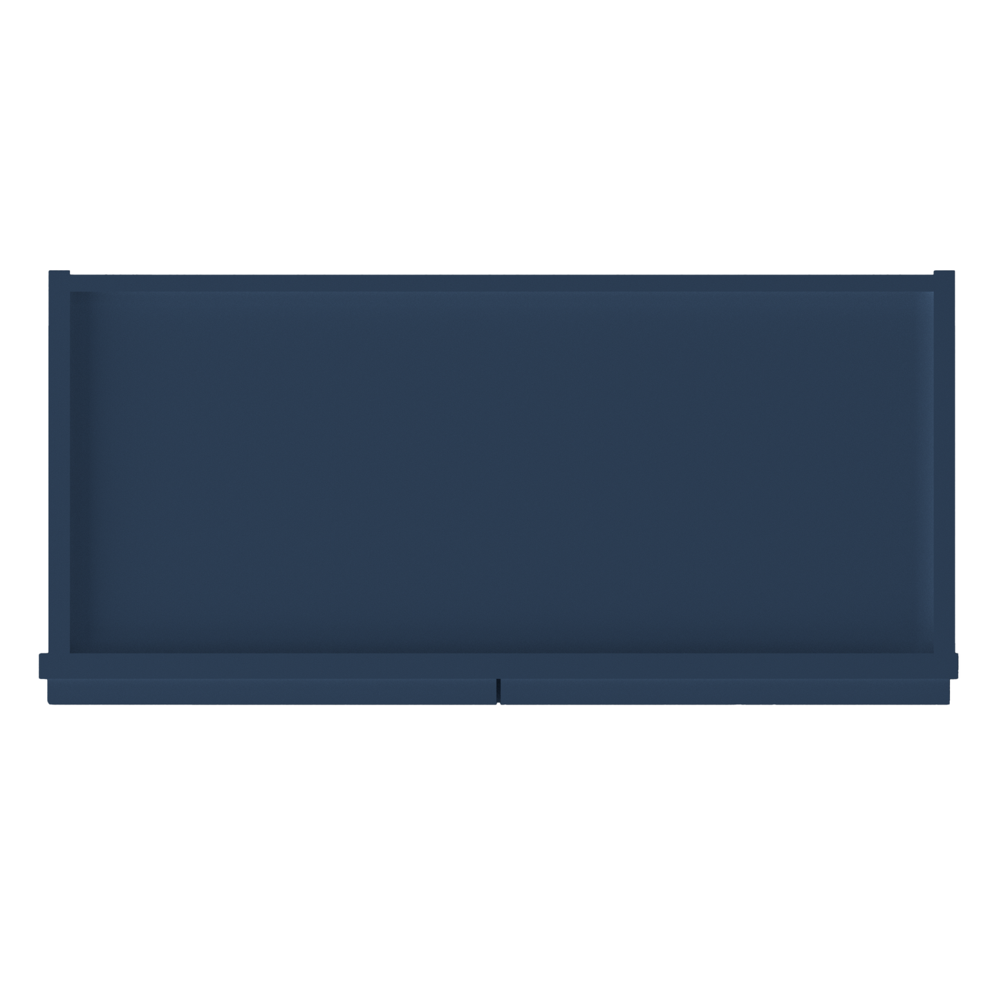 Wall Kitchen Cabinet W2742 Danbury Blue LessCare 27 in. width 42 in. height 12 in. depth - Kitchen Cabinets