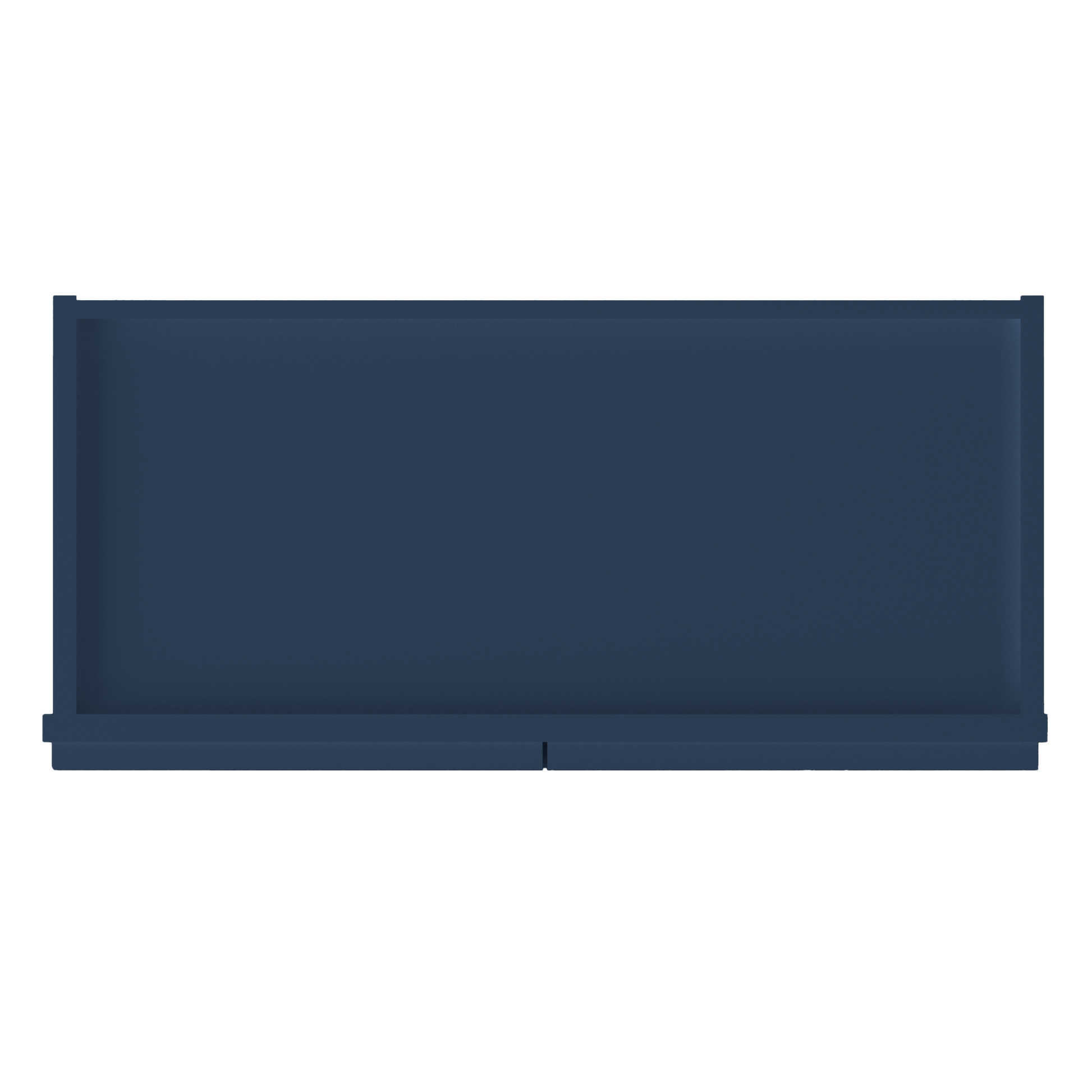 Wall Kitchen Cabinet W2742 Danbury Blue LessCare 27 in. width 42 in. height 12 in. depth - Kitchen Cabinets