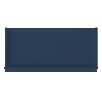 Wall Kitchen Cabinet W2742 Danbury Blue LessCare 27 in. width 42 in. height 12 in. depth - Kitchen Cabinets