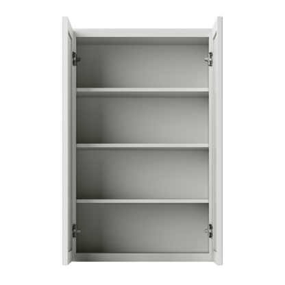 Wall Kitchen Cabinet W2742 Milan Pearl 27 in. width 42 in. height 12 in. depth - Kitchen Cabinets