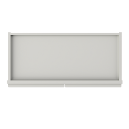 Wall Kitchen Cabinet W2742 Milan Pearl 27 in. width 42 in. height 12 in. depth - Kitchen Cabinets