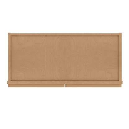Wall Kitchen Cabinet W2742 Shaker Toffee LessCare 27 in. width 42 in. height 12 in. depth - Kitchen Cabinets