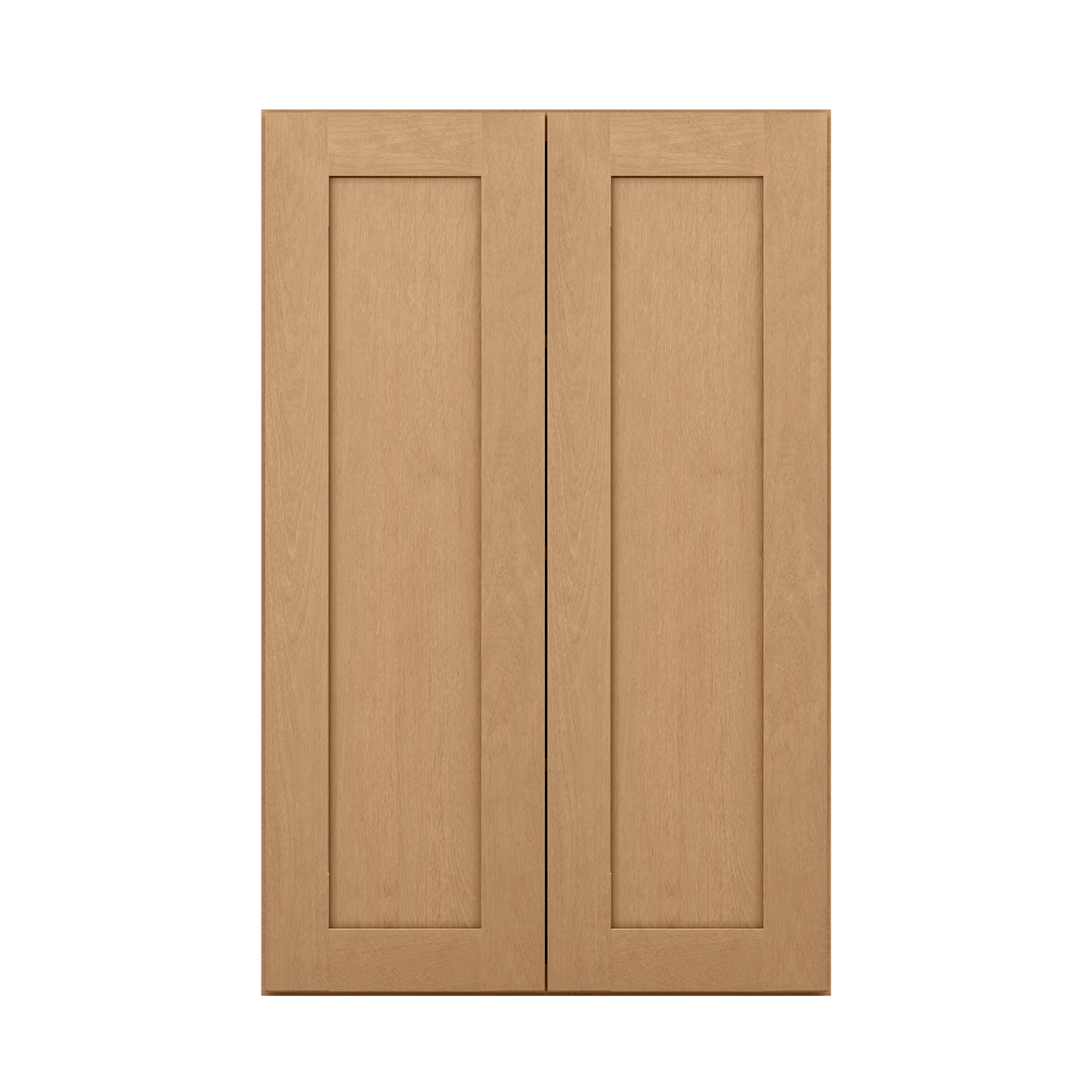 Wall Kitchen Cabinet W2742 Shaker Toffee LessCare 27 in. width 42 in. height 12 in. depth - Kitchen Cabinets