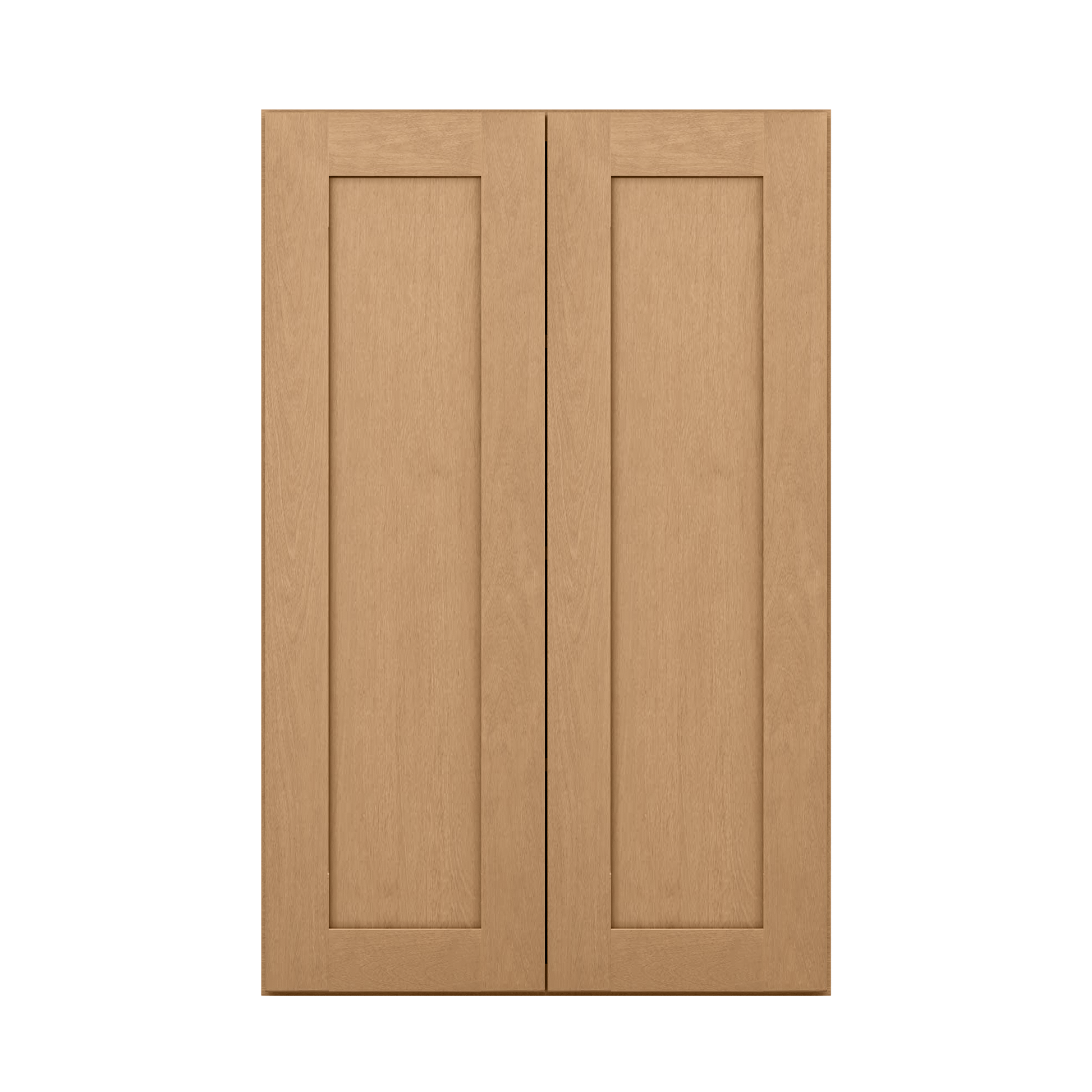 Wall Kitchen Cabinet W2742 Shaker Toffee LessCare 27 in. width 42 in. height 12 in. depth - Kitchen Cabinets